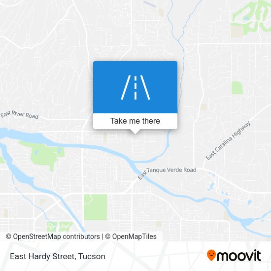 East Hardy Street map