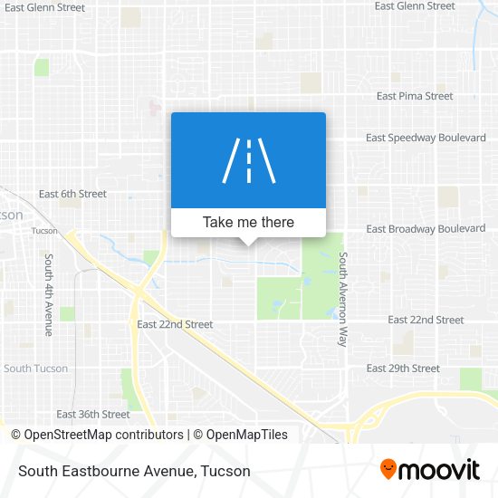 South Eastbourne Avenue map