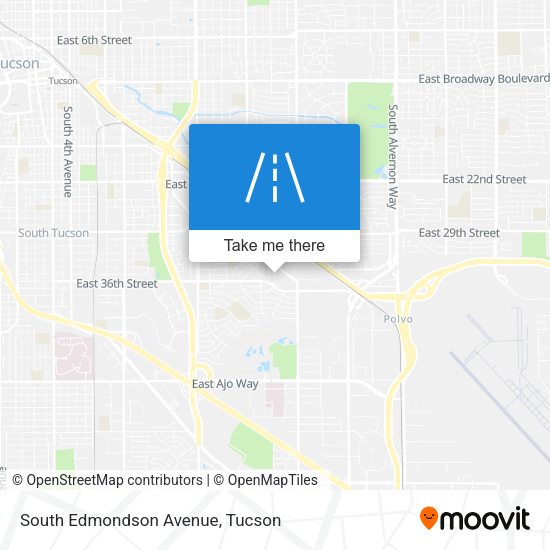 South Edmondson Avenue map