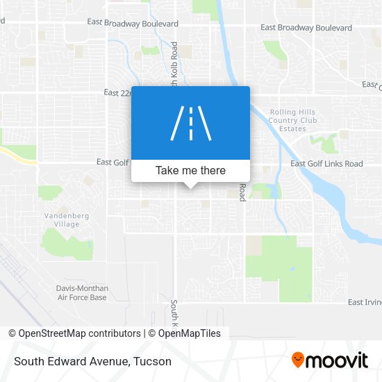 South Edward Avenue map