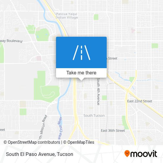 Mapa de South El Paso Avenue