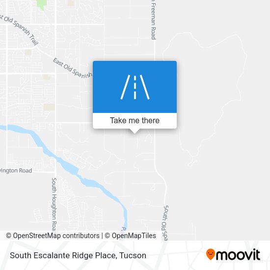Mapa de South Escalante Ridge Place