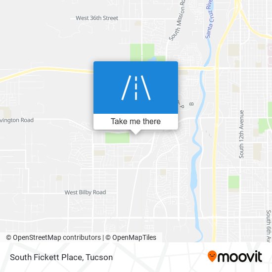 Mapa de South Fickett Place