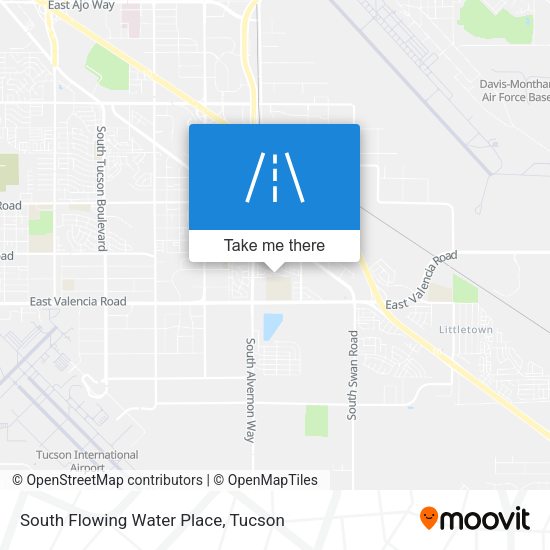 South Flowing Water Place map