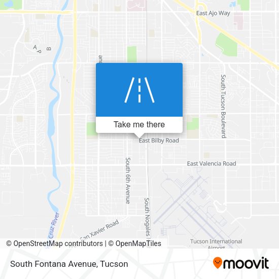 Mapa de South Fontana Avenue