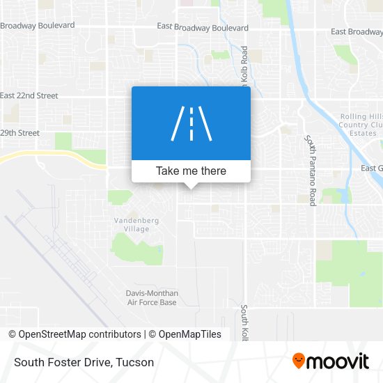 Mapa de South Foster Drive