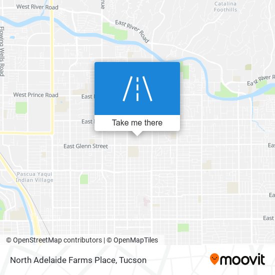 North Adelaide Farms Place map