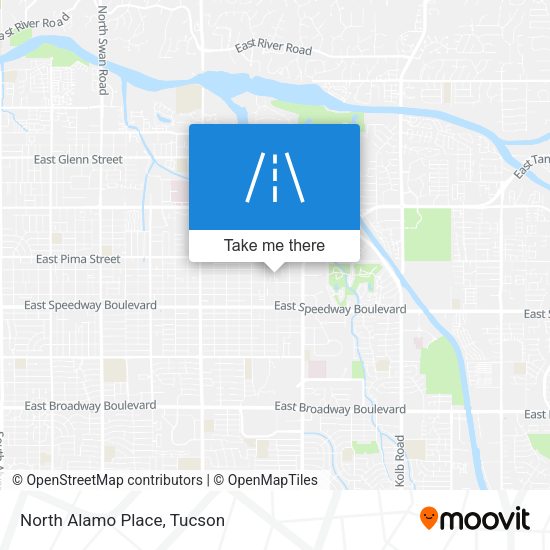 Mapa de North Alamo Place