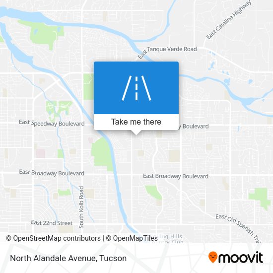 North Alandale Avenue map