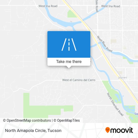 Mapa de North Amapola Circle