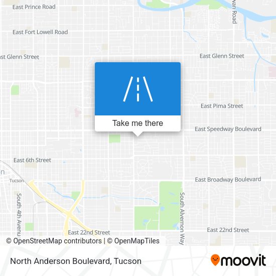 Mapa de North Anderson Boulevard