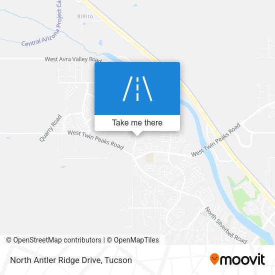 North Antler Ridge Drive map