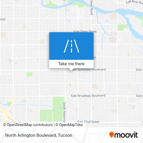 Mapa de North Arlington Boulevard