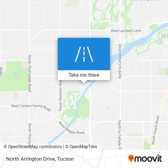 Mapa de North Arrington Drive