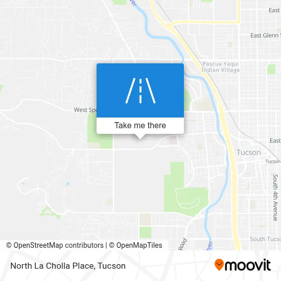 North La Cholla Place map