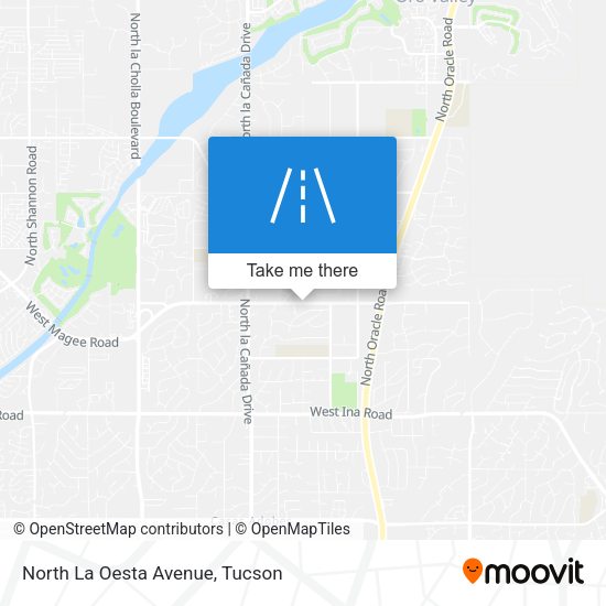Mapa de North La Oesta Avenue