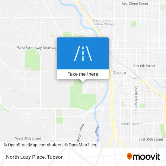 Mapa de North Lazy Place