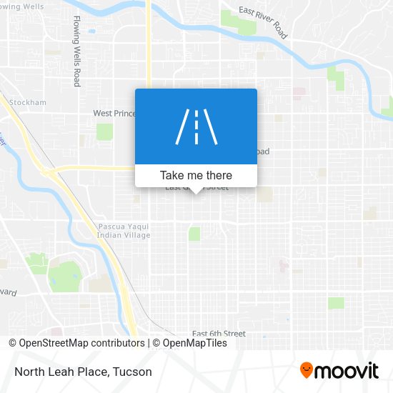 North Leah Place map