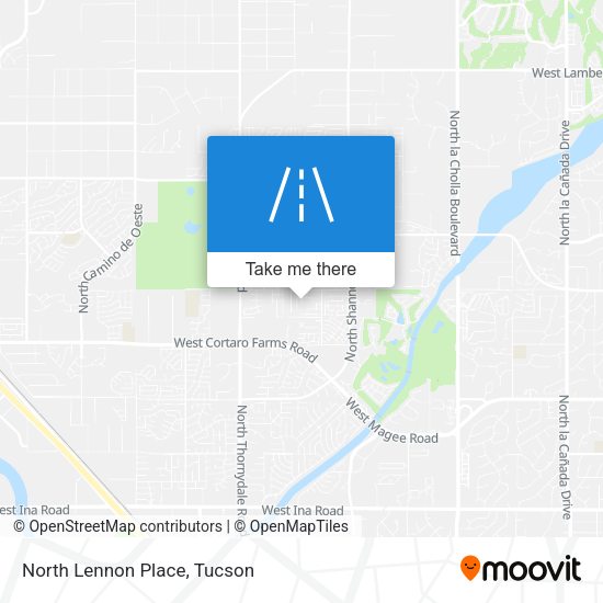 North Lennon Place map