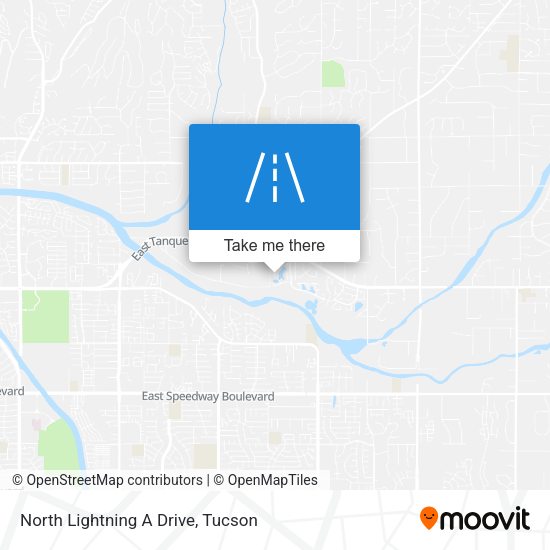 North Lightning A Drive map