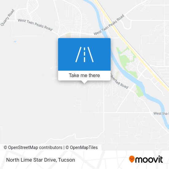 North Lime Star Drive map