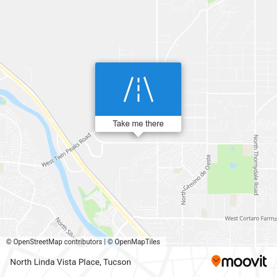 North Linda Vista Place map