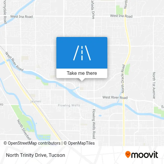 North Trinity Drive map