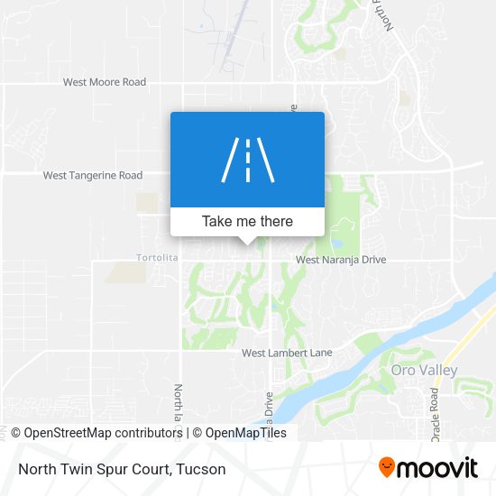 Mapa de North Twin Spur Court