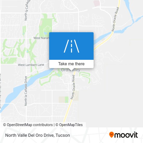 North Valle Del Oro Drive map