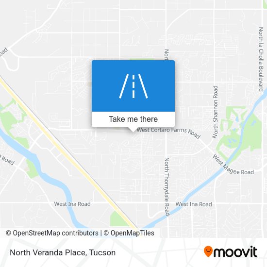 North Veranda Place map