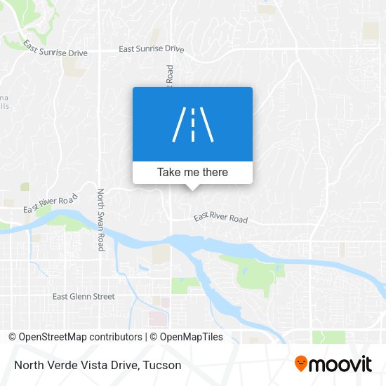 North Verde Vista Drive map