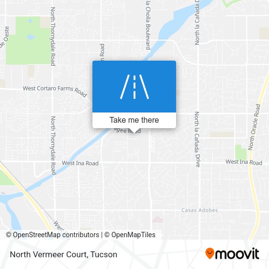 North Vermeer Court map