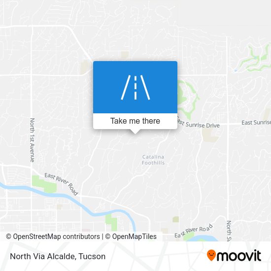 Mapa de North Via Alcalde