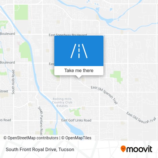 South Front Royal Drive map