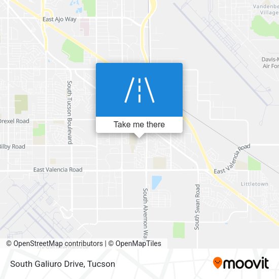 Mapa de South Galiuro Drive