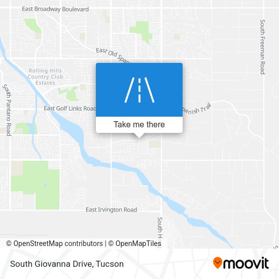 South Giovanna Drive map