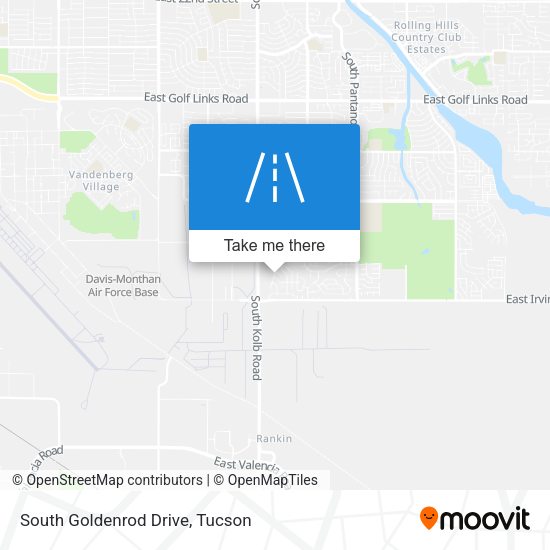 South Goldenrod Drive map