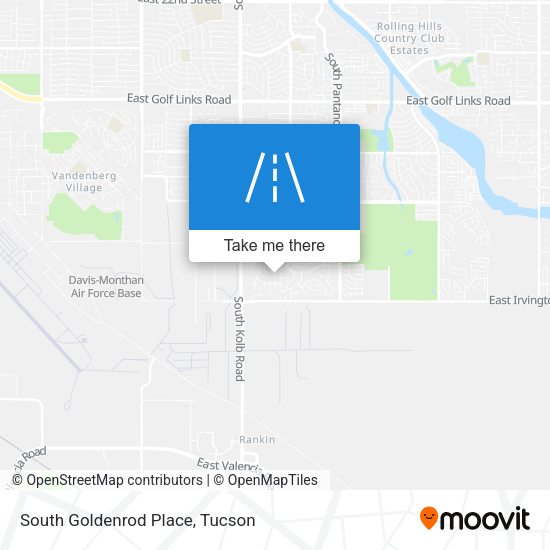 Mapa de South Goldenrod Place