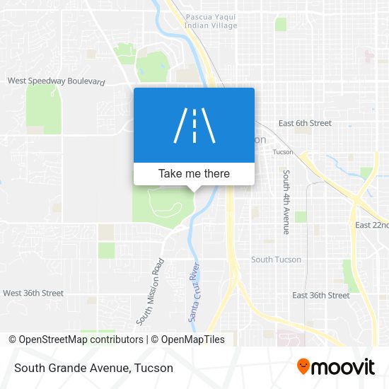 Mapa de South Grande Avenue