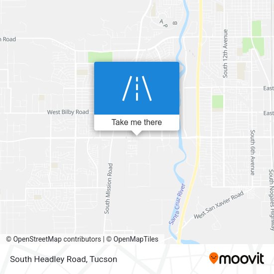 Mapa de South Headley Road