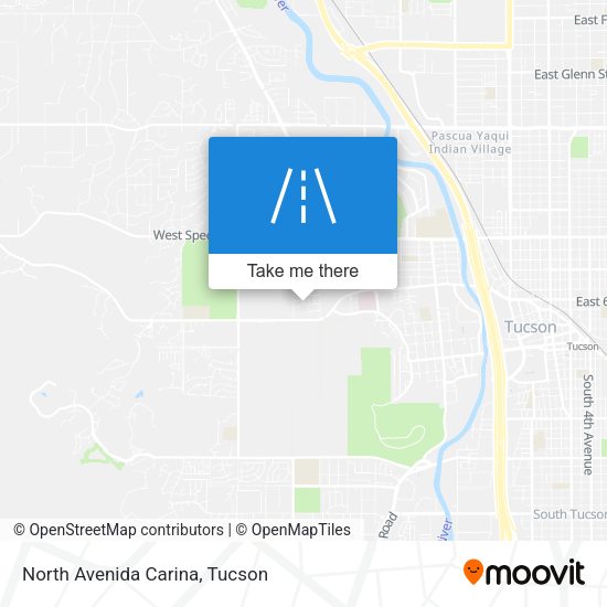 North Avenida Carina map