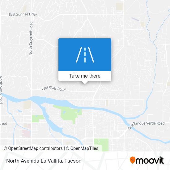 North Avenida La Vallita map