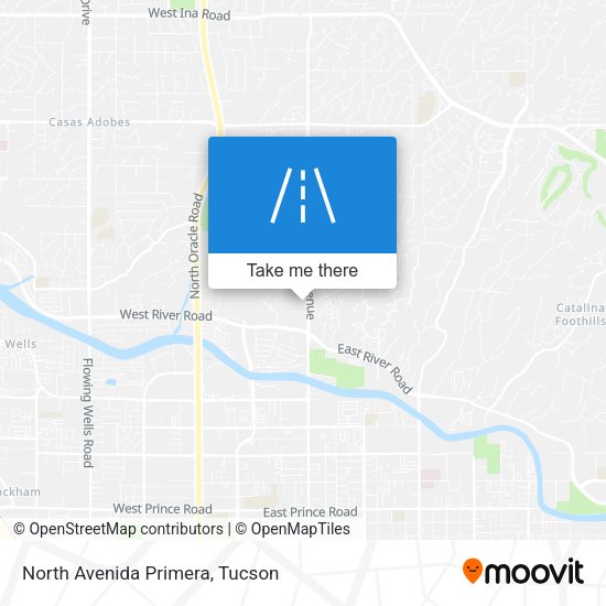 Mapa de North Avenida Primera
