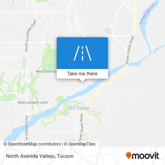 North Avenida Vallejo map