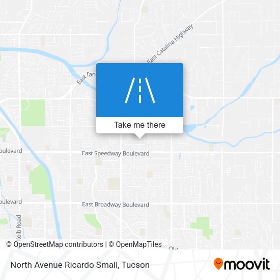 North Avenue Ricardo Small map