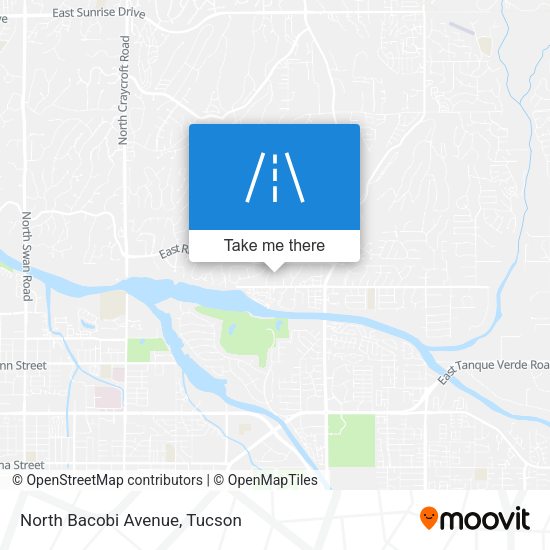 North Bacobi Avenue map