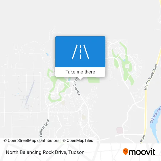 North Balancing Rock Drive map