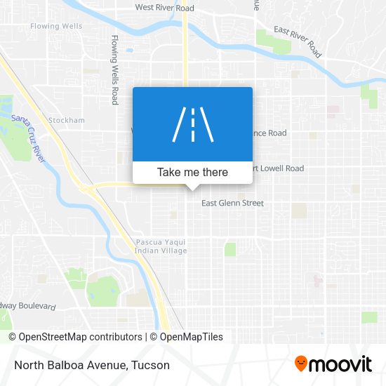 Mapa de North Balboa Avenue