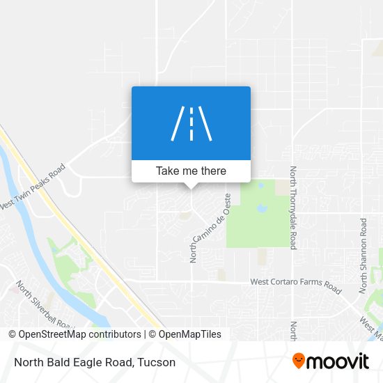 North Bald Eagle Road map