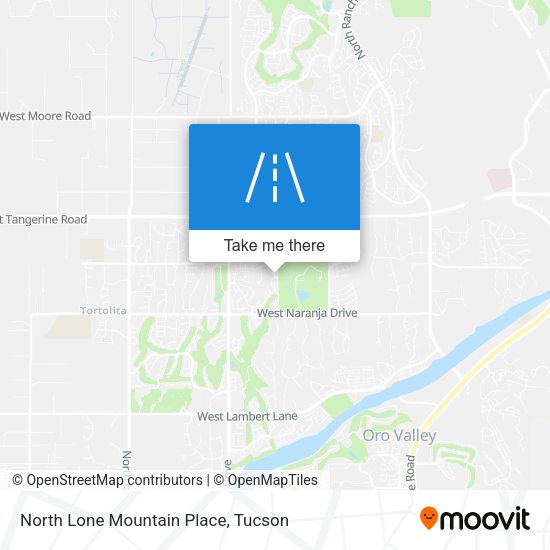 North Lone Mountain Place map